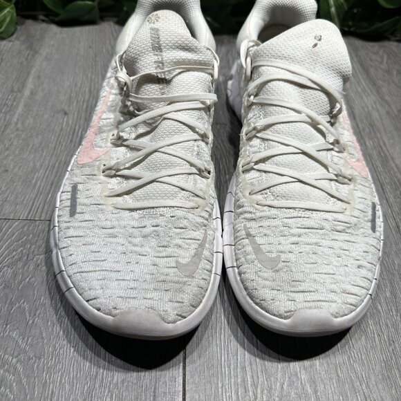 Nike Free Run 2 Women’s Running Shoes Sz 9 White Beige Pink CZ1891-101 Sneakers - Picture 3 of 10